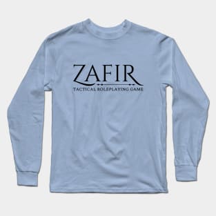 Zafir Logo - Black Long Sleeve T-Shirt